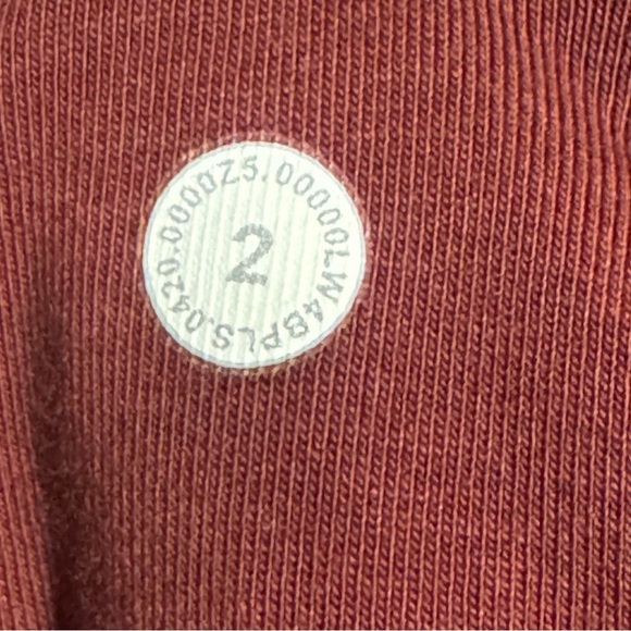 Lululemon Scuba Full Zip Hoodie size 2 mlwi mulled wine gold - Picture 14 of 14